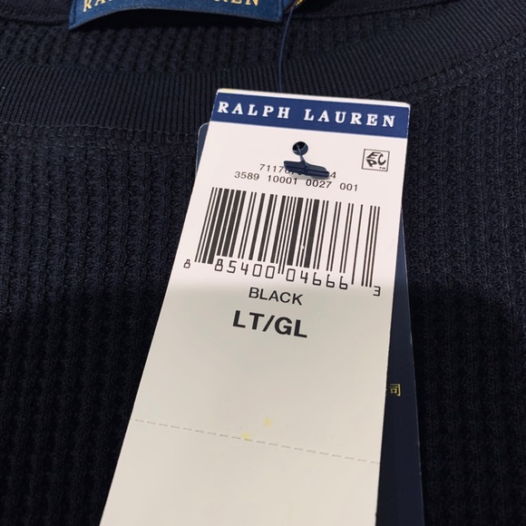 New Polo by Ralph Lauren Henley shirt Big & Tall - Picture 3 of 6
